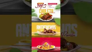 MENU DEL D&Iacute;A | FLYER ANIMADO #restaurant #menu #food
