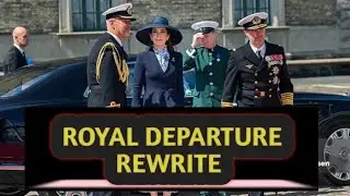 A Royal Departure: King Frederik and Queen Mary Board the Dannebrog yacht