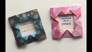 Simple Origami picture frame