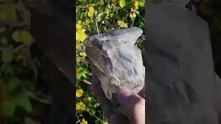 This Smoky Quartz Crystal Cluster is Eerily Dreamy #crystals #gems #nature #mining