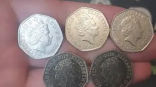 GUESS DANS COIN IS BACK! REMINDER VIDEO - 5x Commemorative 50p coins
