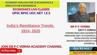 India's Remittance Trends 1914- 2025