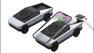 Racing Car Design 3 in 1 Wireless Charger | Smart 180&deg; Phone & Pop-Up Watch Charging#wirelesscharger