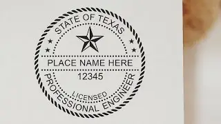 Texas Engineer Stamps and Seals | Engineer Seal Stamps (ESS)