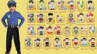 Tag with Ryan - Combo Panda vs All Super Rare Characters Unlocked - All Costumes All Vehicles