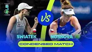 Iga Swiatek (POL) v Linda Noskova (CZE) | 2024 Billie Jean King Cup Finals | Condensed Match