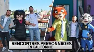 RENCONTRE AVEC LES PERSONNAGES à DISNEYLAND
