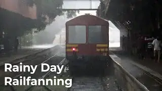 Rainy Day Railfanning at Colombo Fort Railway Station in Sri Lanka