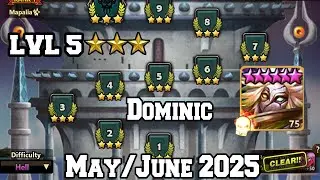 TOA Hell 3 Star Clear STAGE 5 Dominic May/June 2025 Summoners War