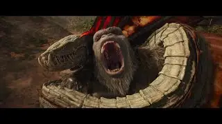 Kong killing flying monster - Godzilla VS Kong