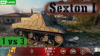World of Tanks Sexton I Replay - 8 Kills 1K DMG(Patch 1.6.0)
