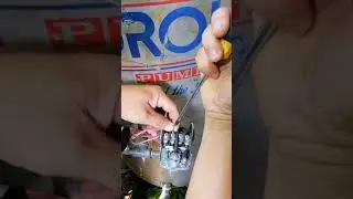 Paano mag welding NG tanke NG water pump na stainless na may butas