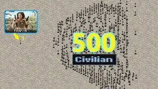 Tanya vs 500 Civilians - Red Alert 2