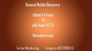 General mobile discovery kitkat(Beta)(4.4) vs jelly bean(4.2.1)