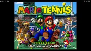 Mario Tennis - Gameplay (N64) [RetroArch] [Mupen64Plus-Next GLES3] [Snapdragon 865+]]