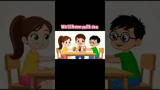We'll have milk tea #english #learnenglish #education #english 3,4,5globalsuccess
