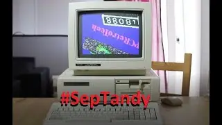 Tandy 1000SX Part 3: Programming the Tandy Graphics Adapter | #SeptTandy