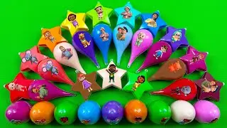 Cocomelon Clay & Slime Drops Colors! Mixing with JJ, TomTom, YoYo, Cody & More ASMR 💖