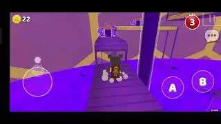 Me playing super bear adventure (the hive)