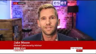 Jake Moore on BBC News discussing the AWS outage