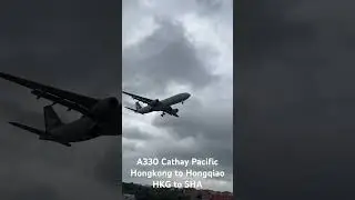 #aviation #avgeek Cathay Pacific A330Flight from HKG to SHA!