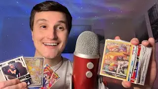 ASMR | Showing My ENTIRE Card Collection 🏀👾 (NBA, Pokemon, NFL)