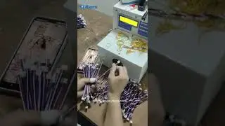 Fast speed wire twisting machine with automatic sensor clamp wire twister