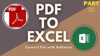 how to convert pdf to excel | pdf to excel converter | pdf Conversion