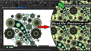 CorelDRAW Tutorials | Textile Pattern | How to Design Textile Pattern | CorelDRAW