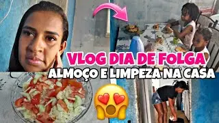 Vlog De Dia De Folga Fazendo // Almo&ccedil;o  E Limpador A Casa