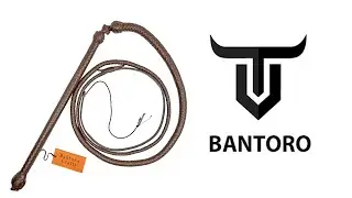 Brown Leather Stockwhip | 16-Plait Bullwhip | Loud Cracking Handmade Whip