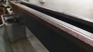 Шабрение станины токарного станка. Часть 3