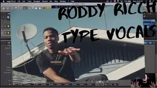 Mixing Roddy Ricch Type Vocals *Easy Step by Step Tutorial  (Free Logic Pro X Template)