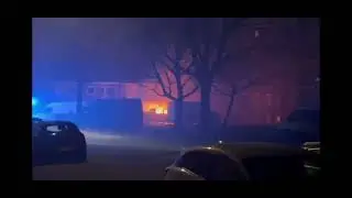 [Middel] Brand Vlissingen pick-Up en bestel bus in brand 27-1-25