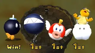 Mario Party 9 Step It Up - Shy Guy Vs Daisy Vs Birdo Vs Yoshi
