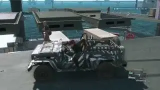 When Mother Base platforms are under costruction.
