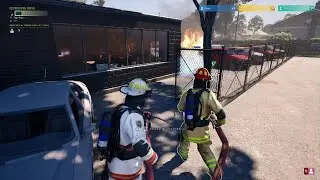 Firefighting Simulator: Ignite_combatiendo un gran incendio en un dealer de carros 🔥🚒🧑‍🚒