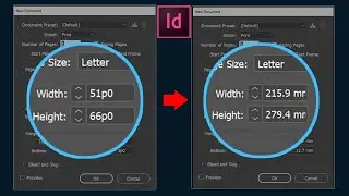 Adobe InDesign CC | How to Change Units of Measure From Picas to MM, Points, Pixels, Inches, CM