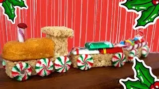 CHRISTMAS TRAIN - Easy No Bake Xmas Cooking with Kids!