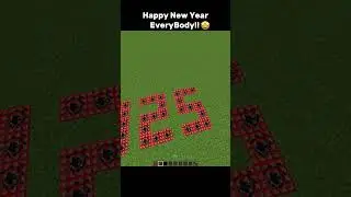 Minecraft Happy New Year!🥳 #2026 #minecraft