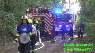 🔴Extreme Hitze Flächenbrand in Weddingstedt schweißtreibender Einsatz für 80 Einsatzkräfte
