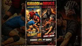 KABADDI vs. DRUGS 🏆 Choose Life, Not Dope!