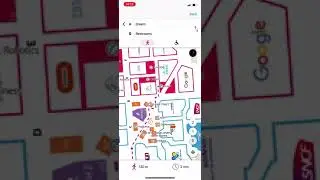 Interactive map event demo within the Vivatech application