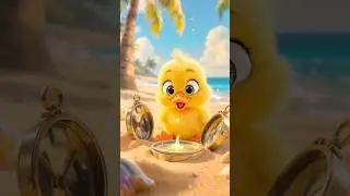 Duckling & the Lost Compass 🧭 | Cute Adventure Short #cuteanimals #duckling #cute #duck