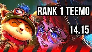 TEEMO vs AURORA (TOP) | Rank 1 Teemo, 2100+ games, 4/1/3 | NA Challenger | 14.15