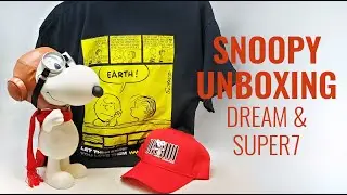 Snoopy Unboxing - Dream Clothing & Super7 Snoopy Flying Ace SuperSize Vinyl Figure