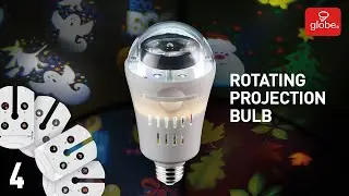 Rotating Projection Bulb - 4 Patterns (LED) | Globe Electric