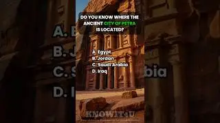 🏛️🌍📍 Geography Quiz: What Country Is Famous for the City of Petra? #geography #geographyquiz #quiz