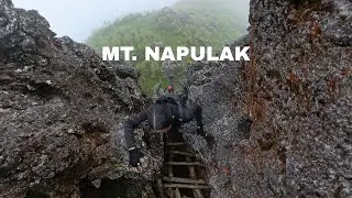 Scrambling through the rugged summit of Mt. Napulak, Igbaras, Iloilo