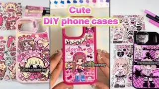 [Compilation]Draw and decorate phone cases with cute stickers #sticker #diy#smartphone#phonecase